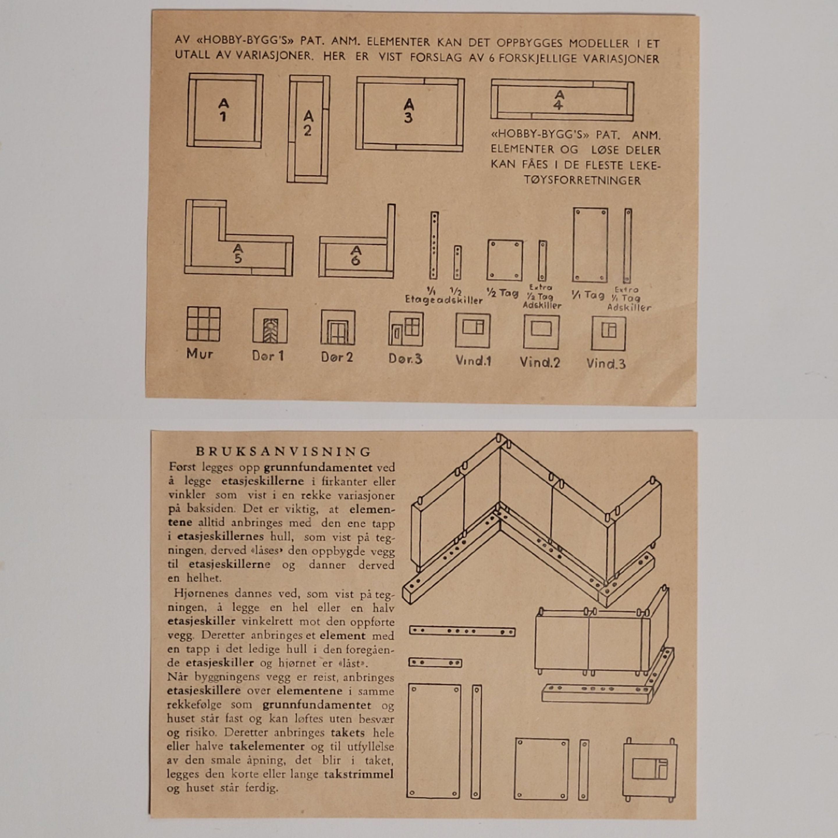 Mitt Bygg instructions